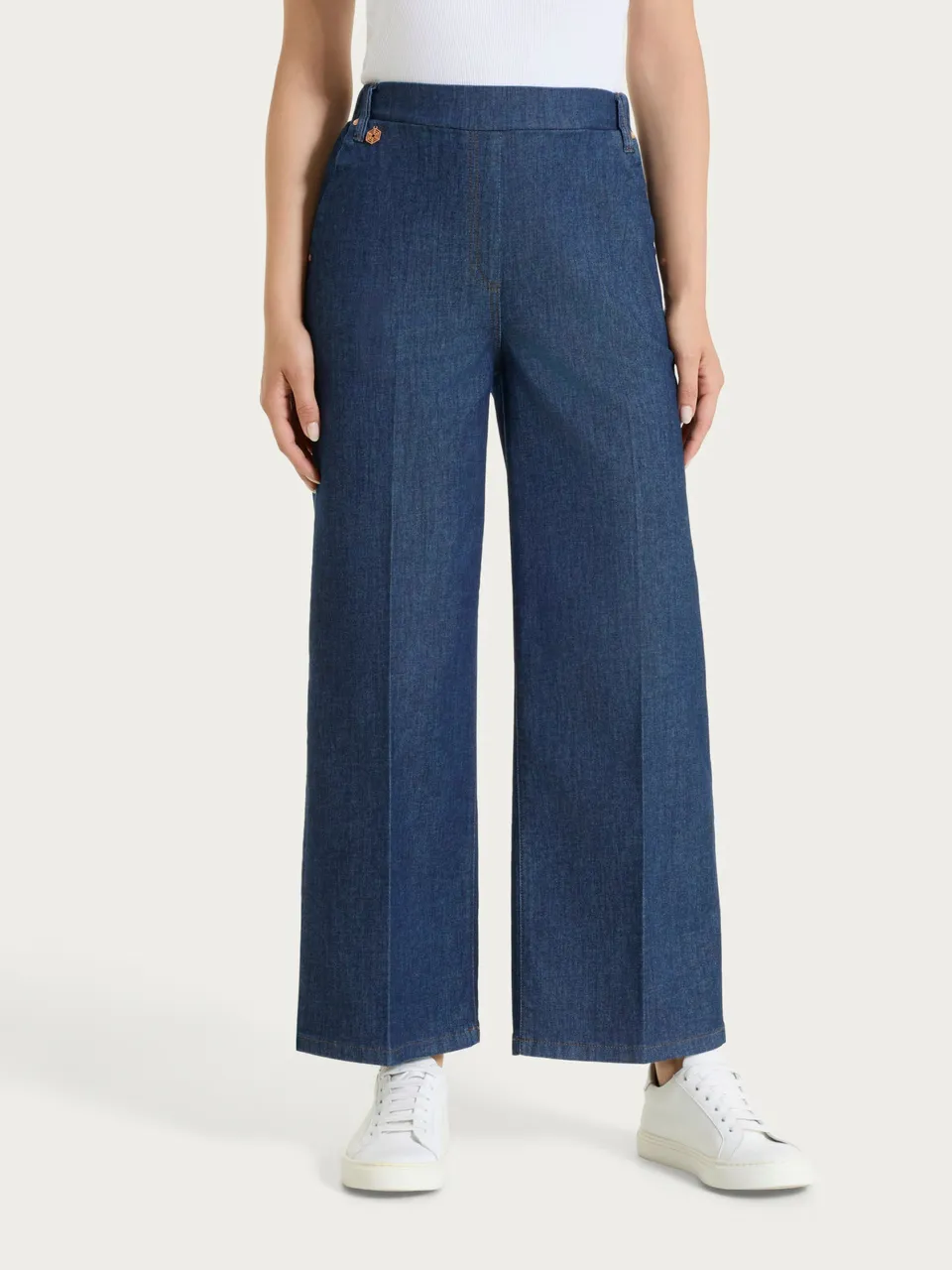 Ragno Super Denim Jeans Ampio Light Denim vita piatta
