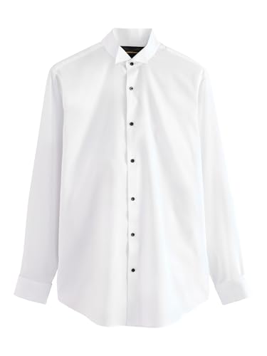 Next Camicia smoking uomo 44 misto cotone regular