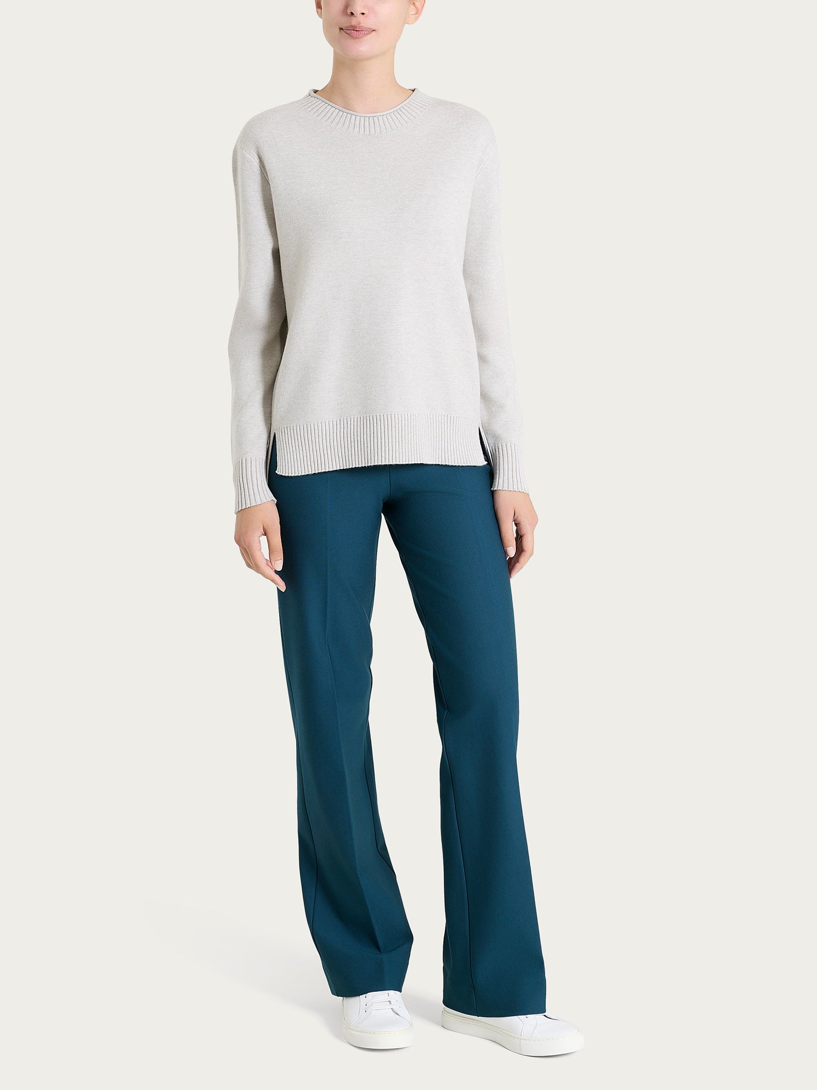 Ragno Super Soft maglia girocollo Champignon Mel. boxy