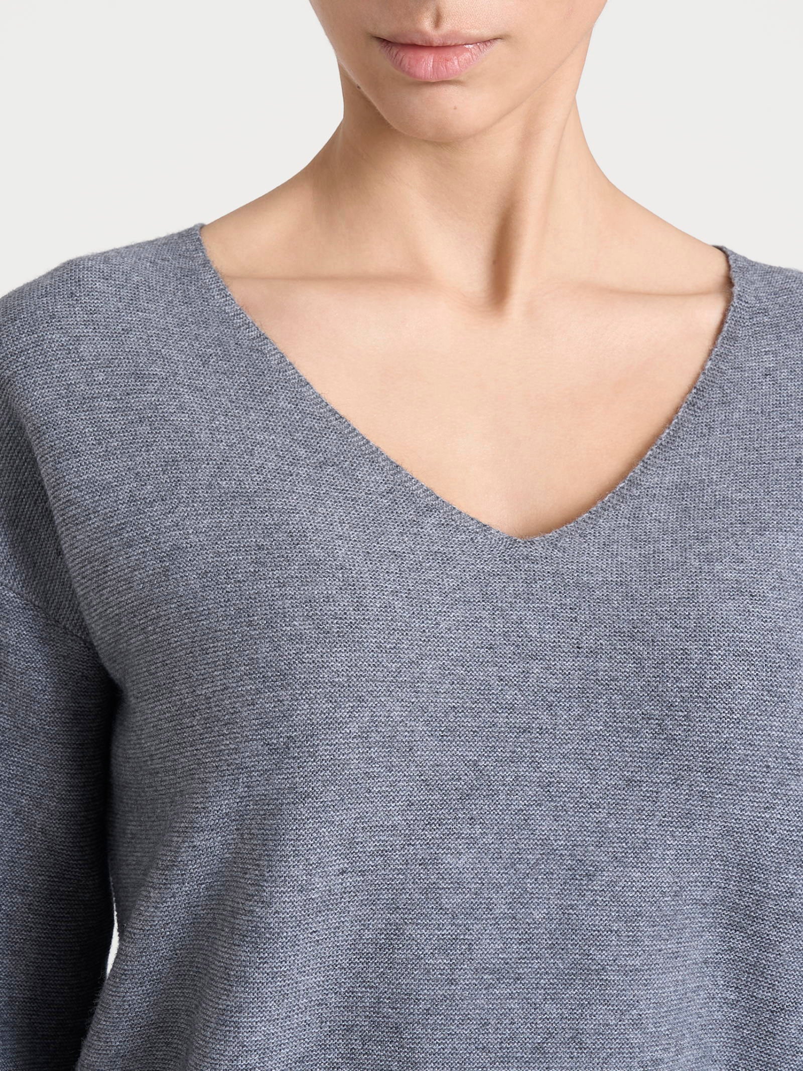 Ragno Natural Soft Maglia Scollo V Punto Links Ferro Mel