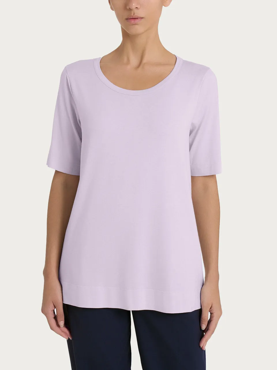 Ragno Viscosa Summer T-Shirt Girocollo Thistle