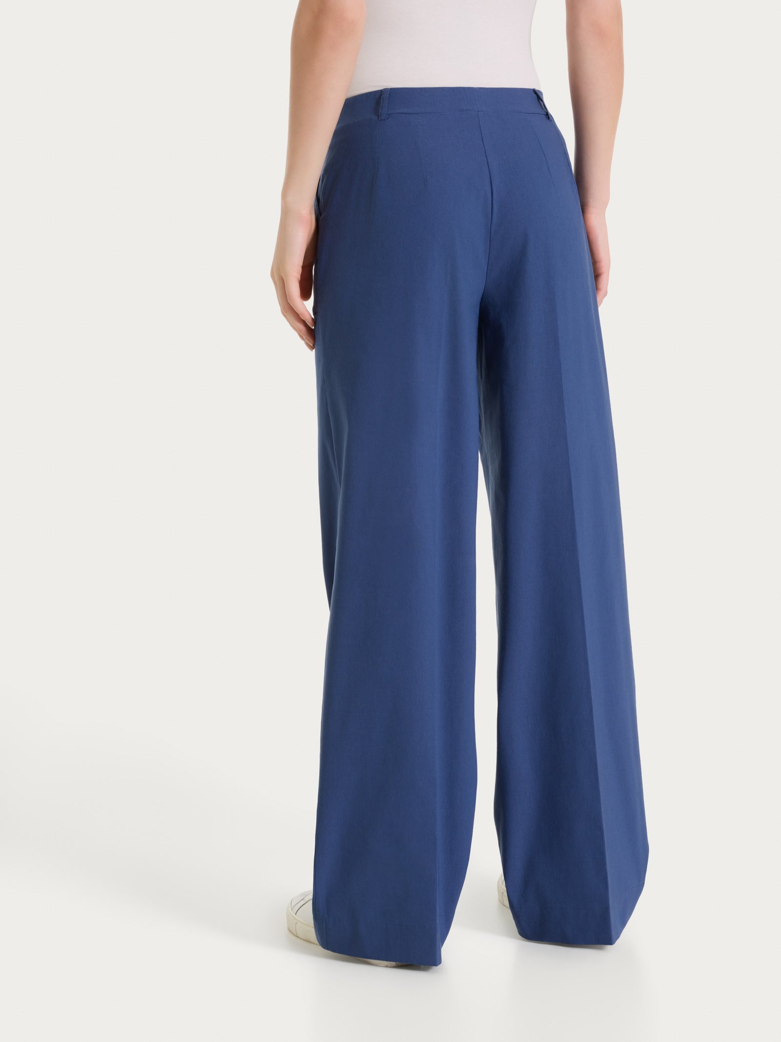 Ragno Super Fresh Linen pantalone palazzo Oceana wide leg