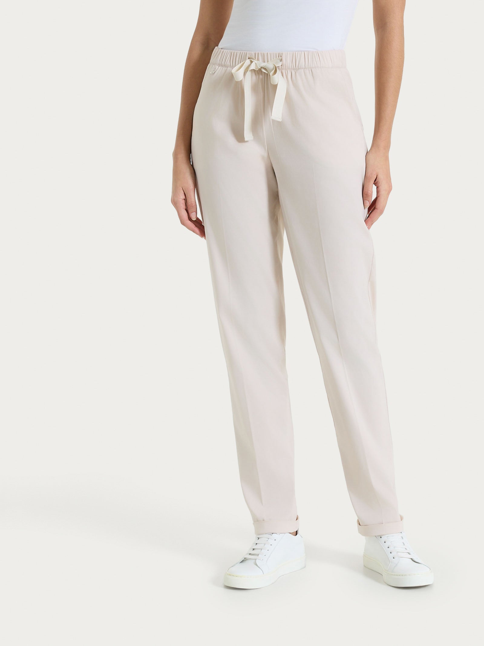 Ragno Super Fresh Pantalone Jogger Almond Peach con Tasche