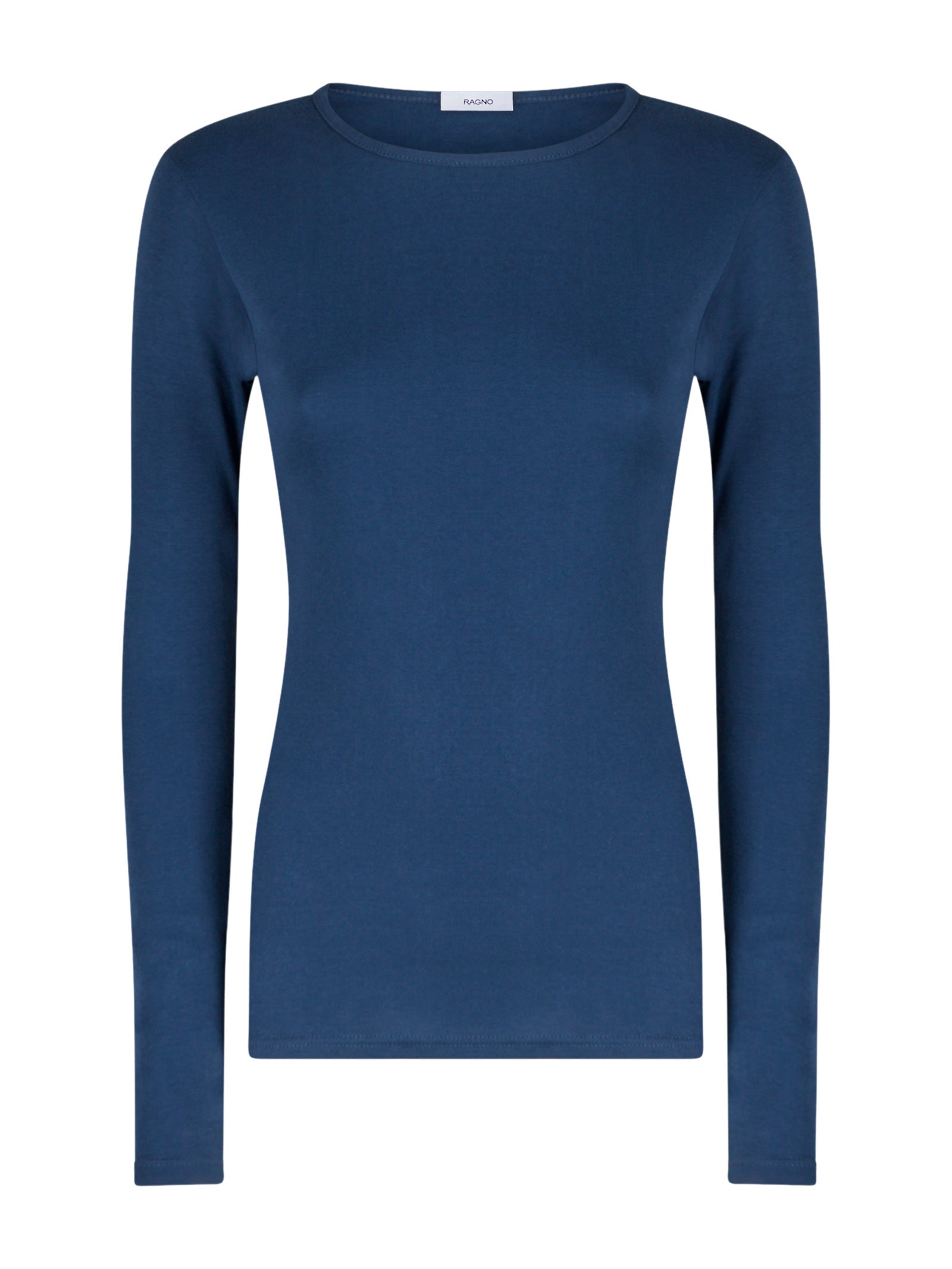 Ragno Thermo Cotton maglia girocollo cotone Indaco