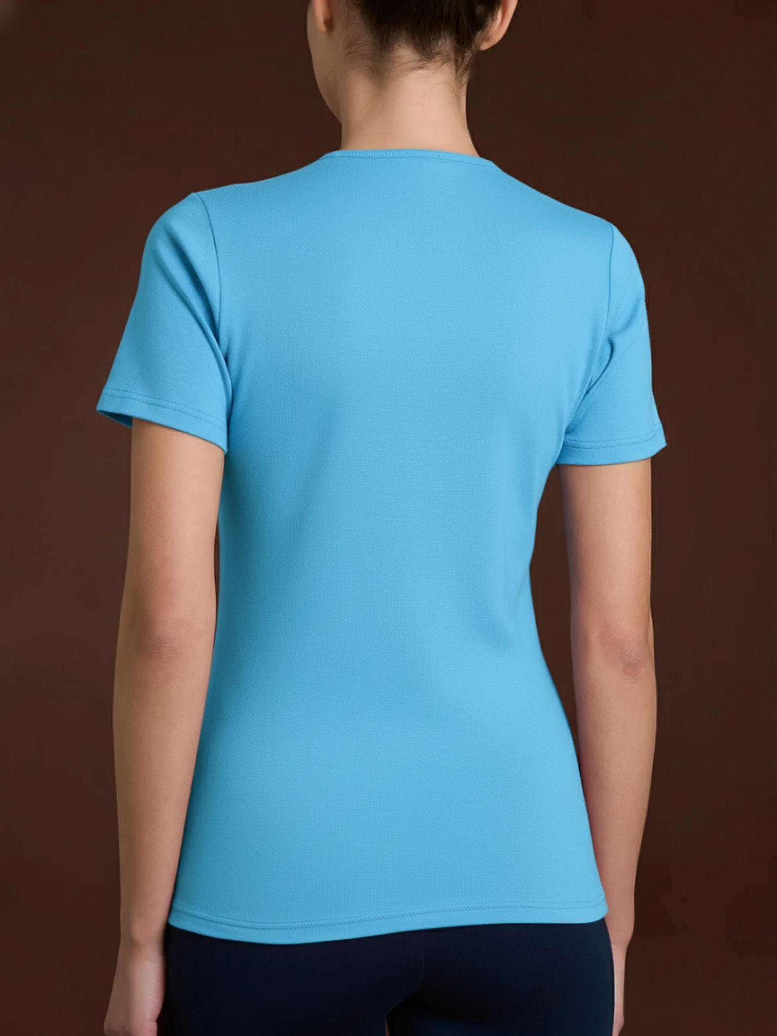 Ragno Thermo Cotton maglietta girocollo Milky Blue cotone