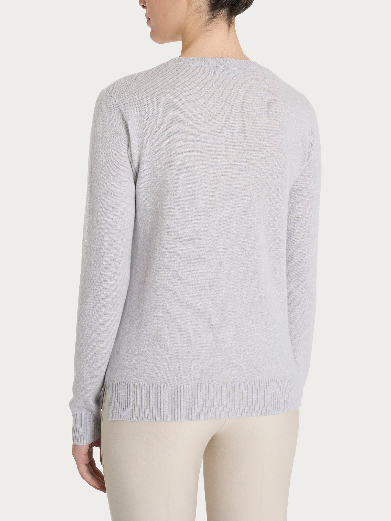 Ragno Cashmerino Maglia Girocollo Piuma Melange