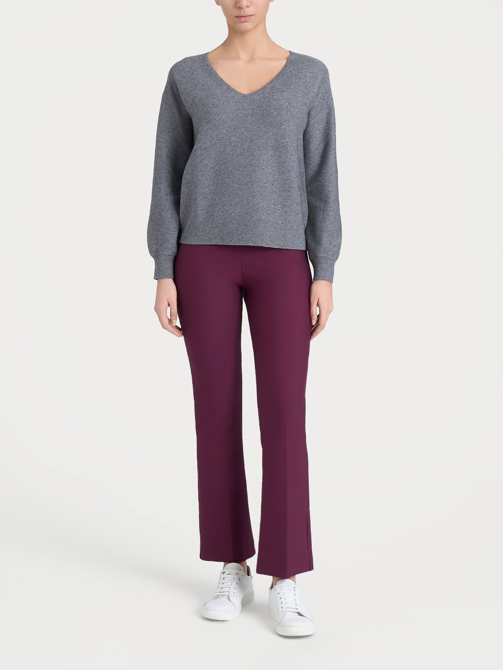 Ragno Natural Soft Maglia Scollo V Punto Links Ferro Mel