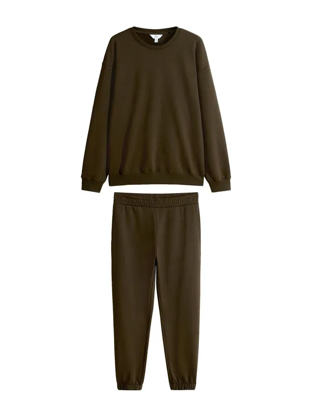 Next The Set tuta donna felpa e jogging con polsini