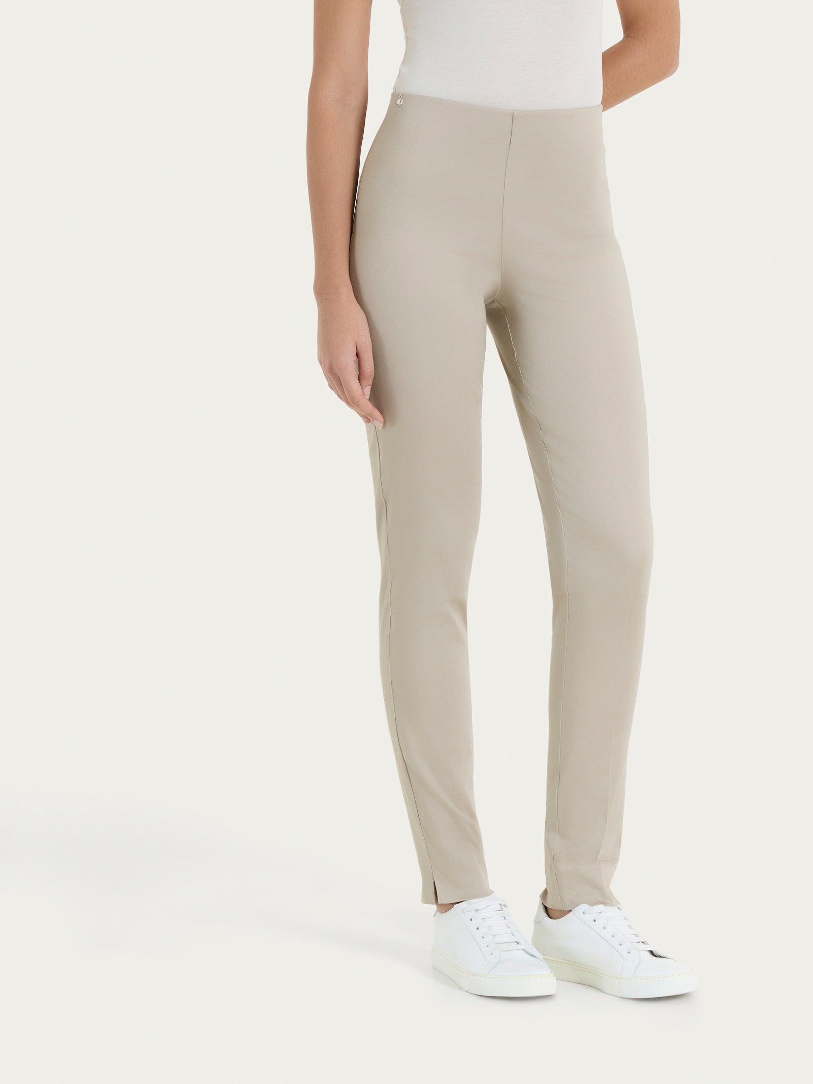 Ragno Satin Power pantalone sigaretta Crockery cotone elasticizzato