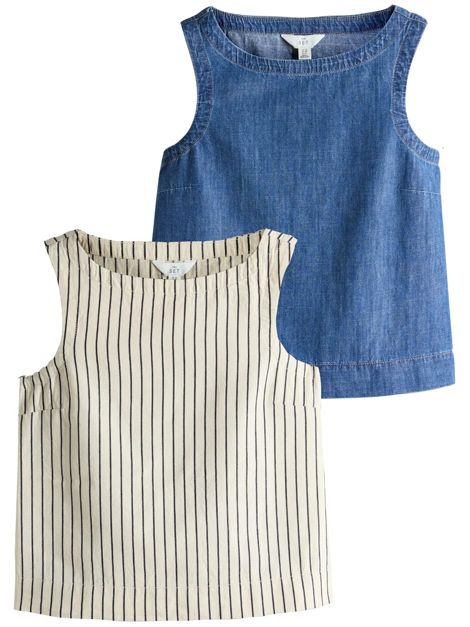 Next The Set Top Donna Confezione da 2 Denim