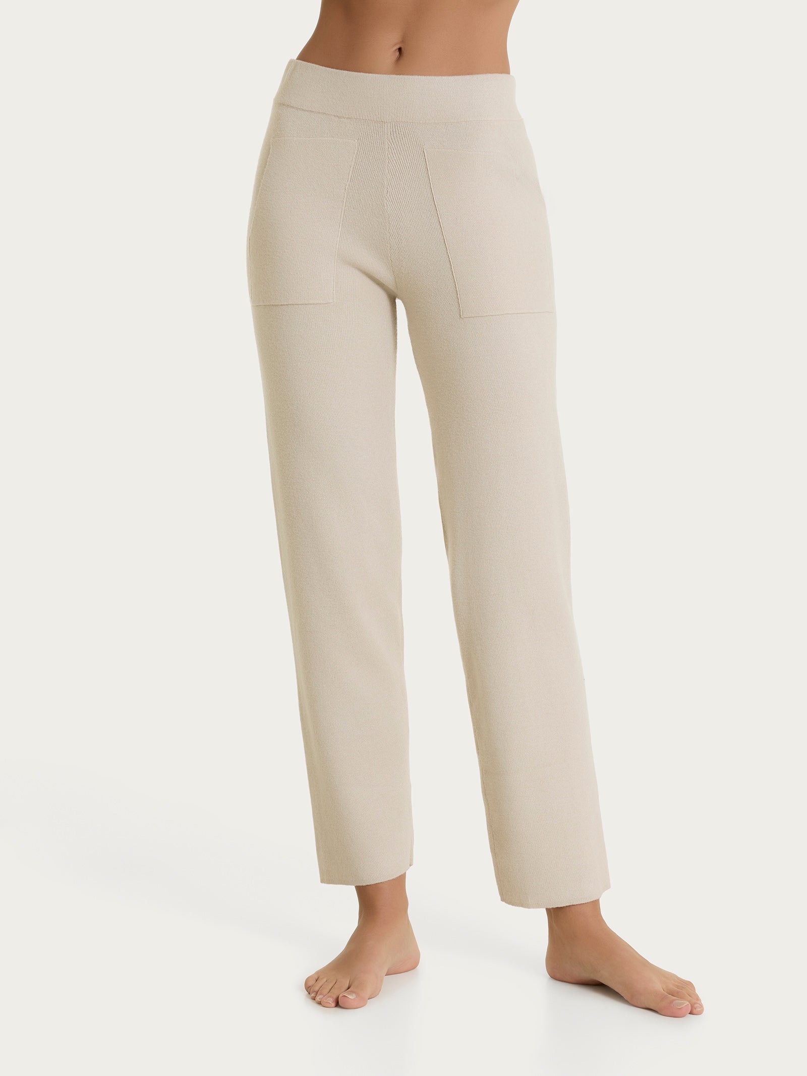 Ragno Super Soft Pantalone Sigaretta Champignon tasche