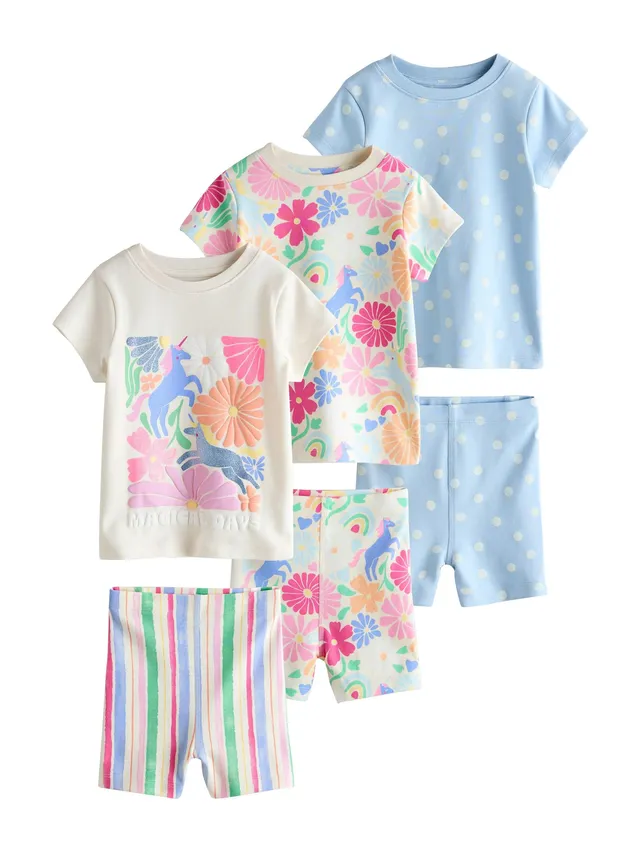 Next pigiami corti bambina 3 pezzi 110-116 estivi
