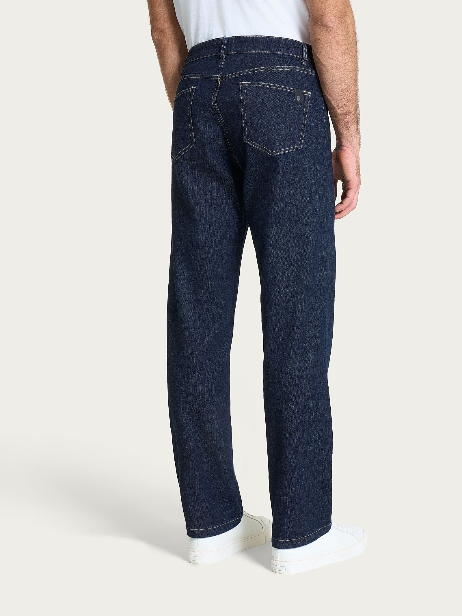 Ragno Super Denim Bootleg Jeans Uomo Indigo Cotone Elasticizzato