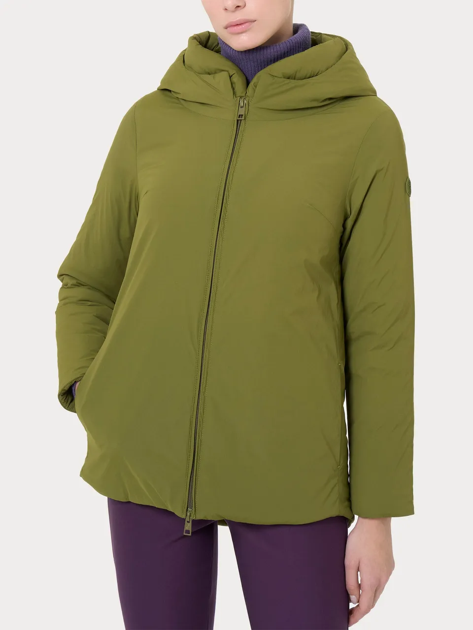 Ragno Piumerino 150 Cappotto con Cappuccio Sphagnum Lana