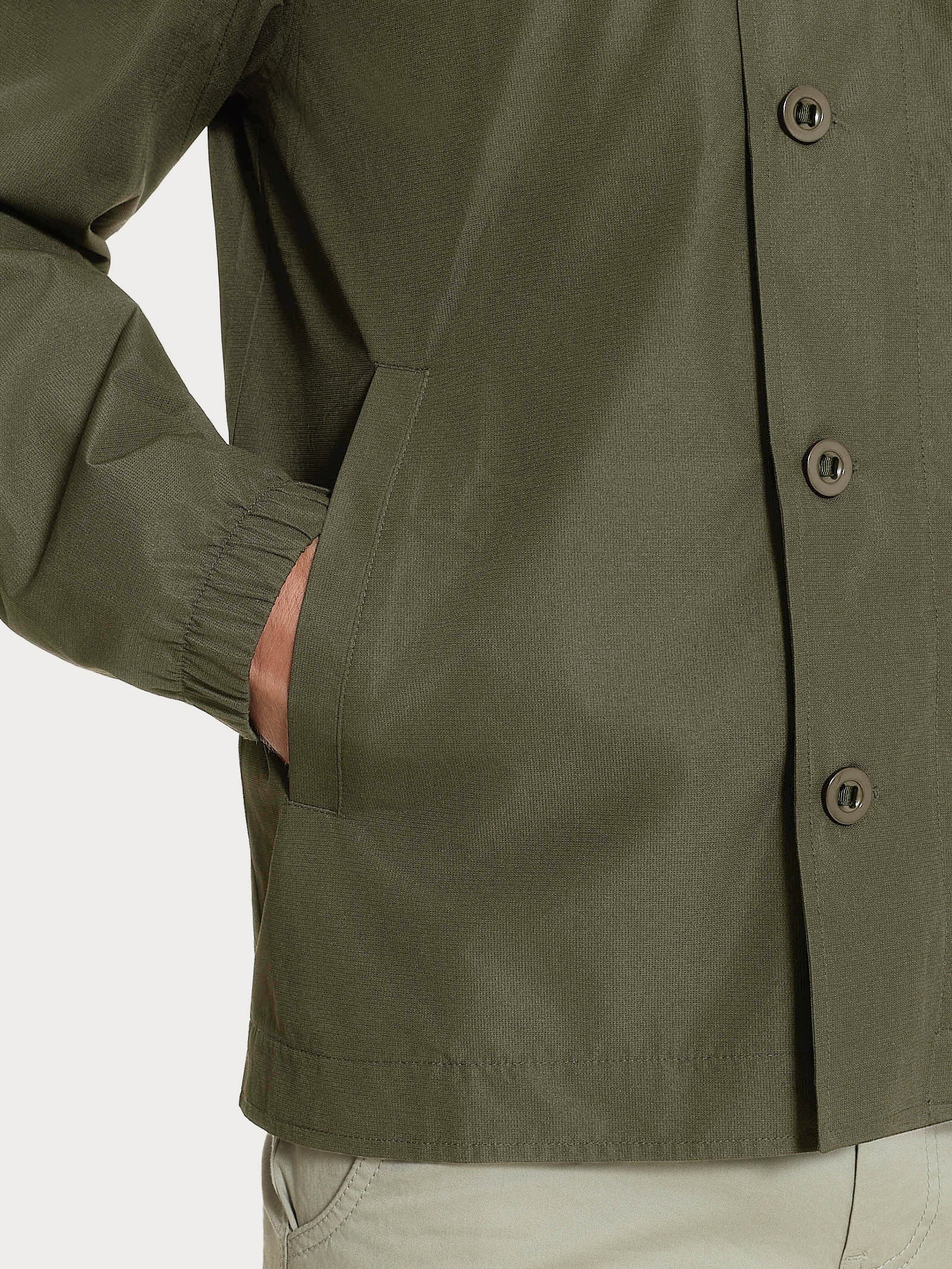 Ragno Compact Giacca uomo bottoni Seagrass