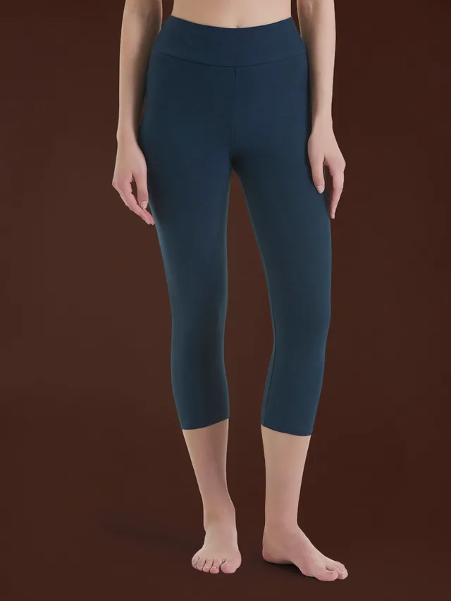 Ragno beYOUtiful Leggings Pinocchietto Cotone Bleu Casa