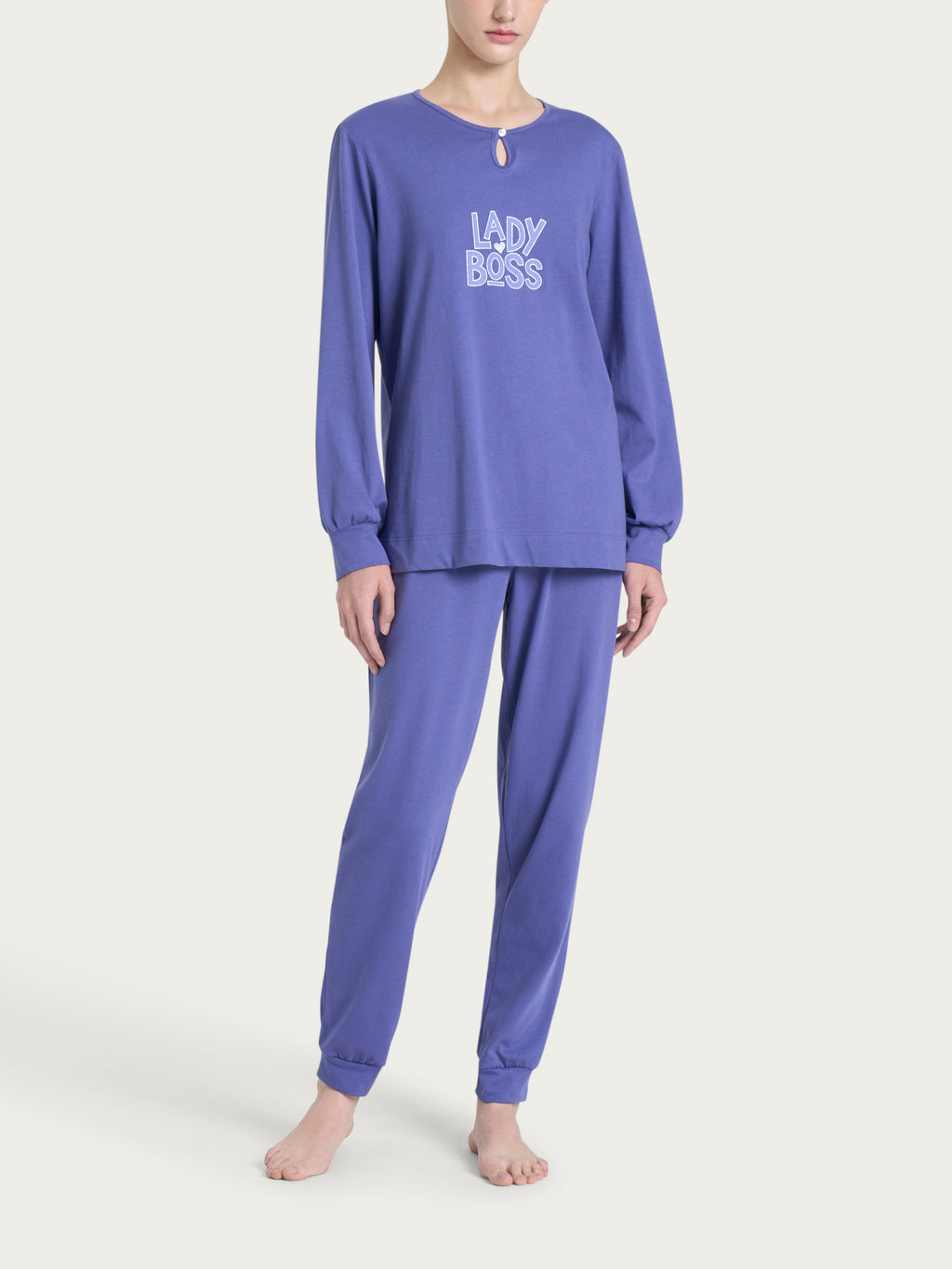 Ragno Jersey di Cotone pigiama scollo goccia Fant. Marlin