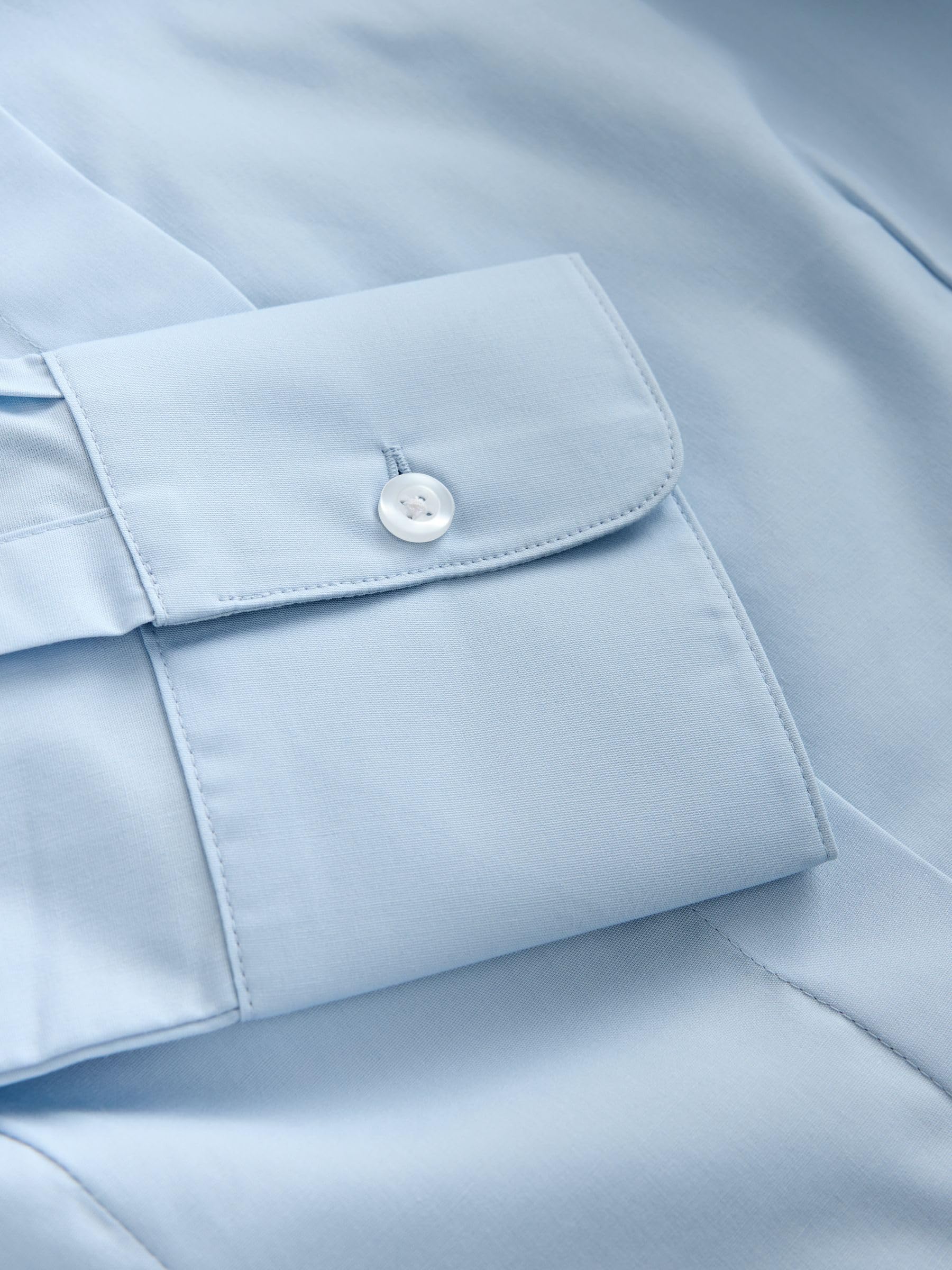 Next Basic camicia manica lunga donna taglia 36 confezione da 2 aderente