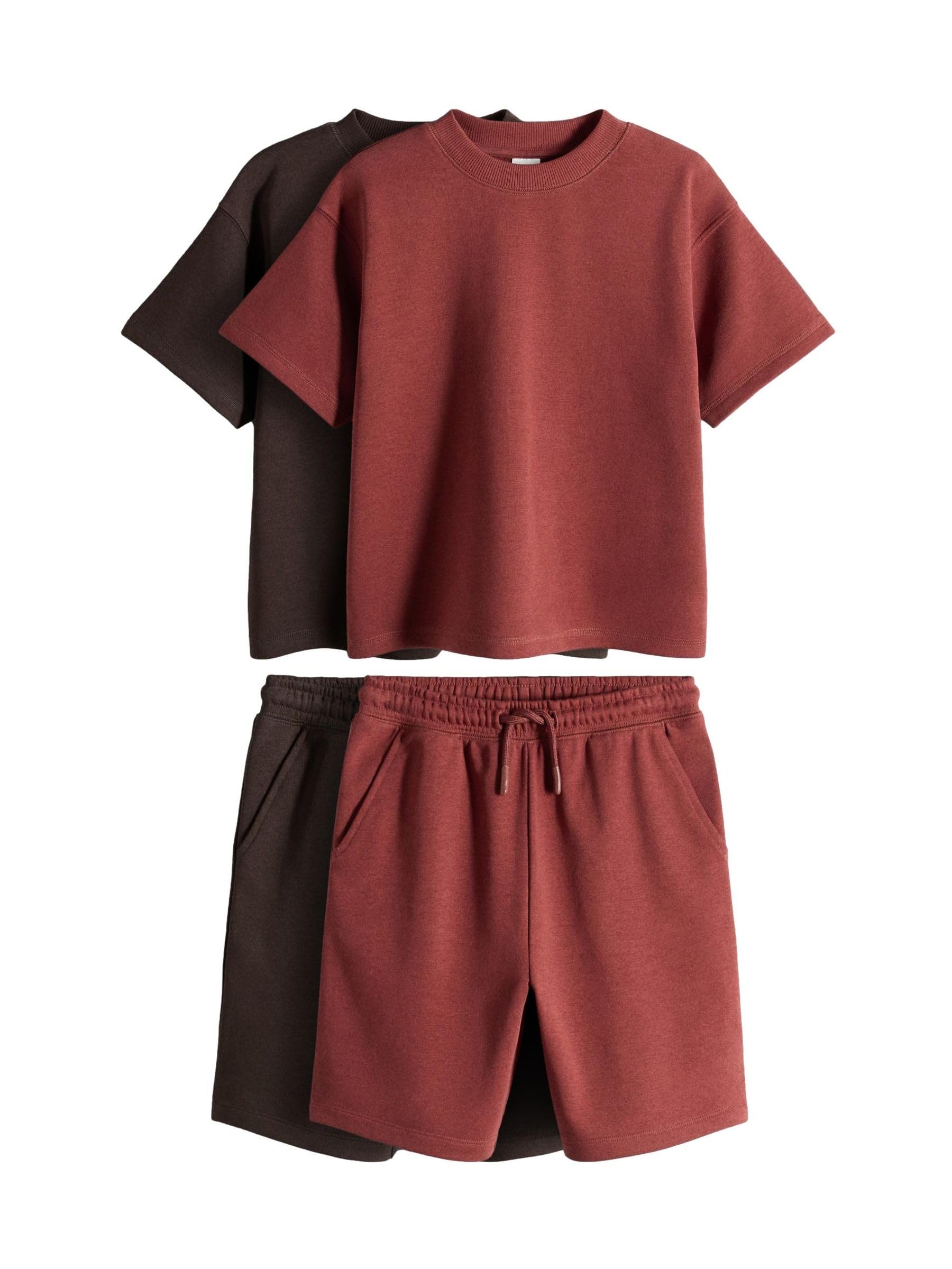 Geo Next The Set Completo Bambino T-shirt Shorts Confezione 2 Pezzi Cotone
