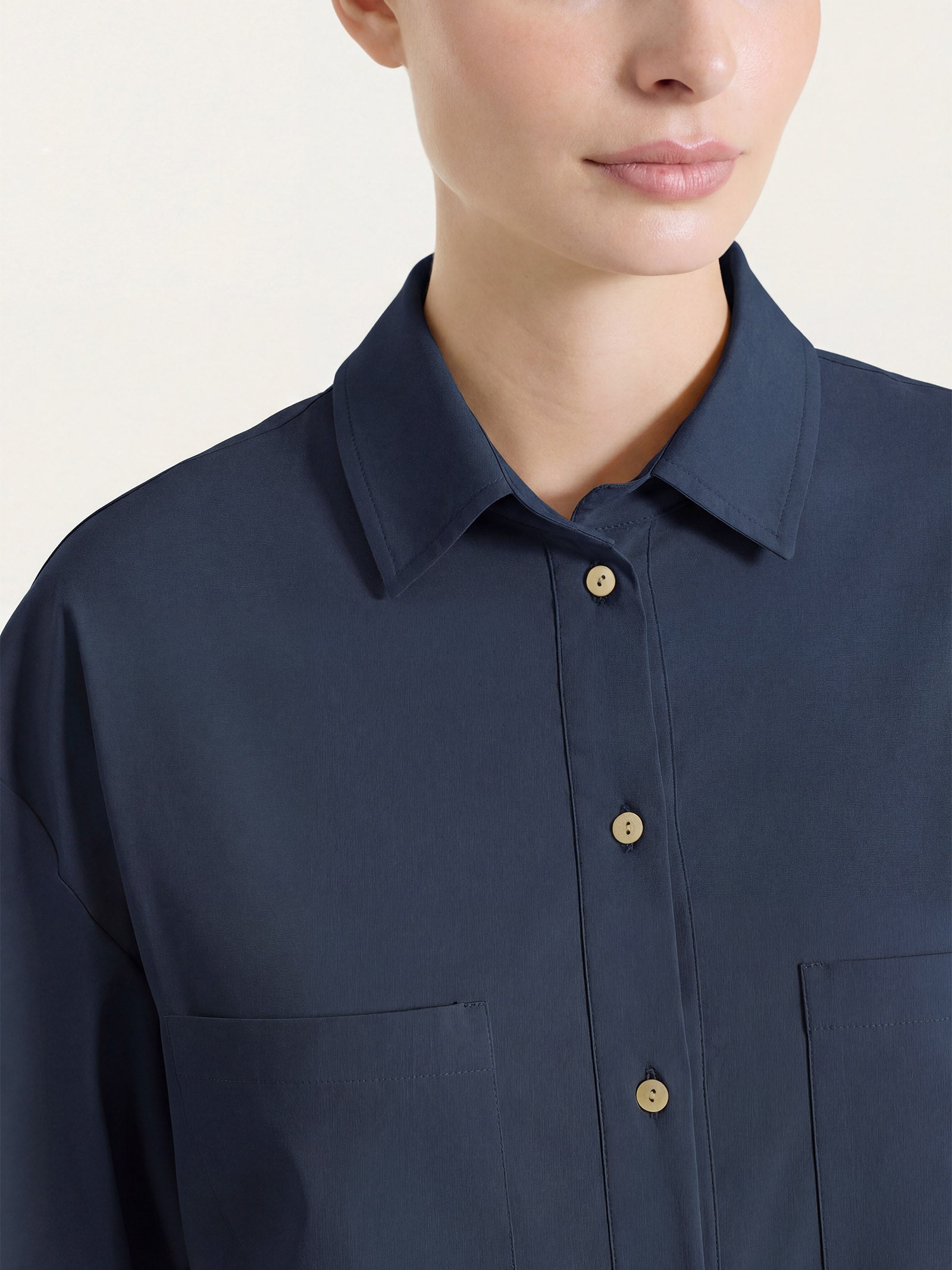 Ragno Super Fresh Camicia manica corta donna Bleu