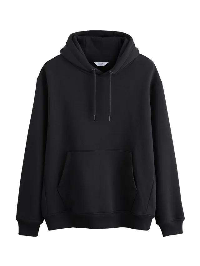NEXT Jersey Cotone Pesante Felpa Uomo Cappuccio Morbida Pelle