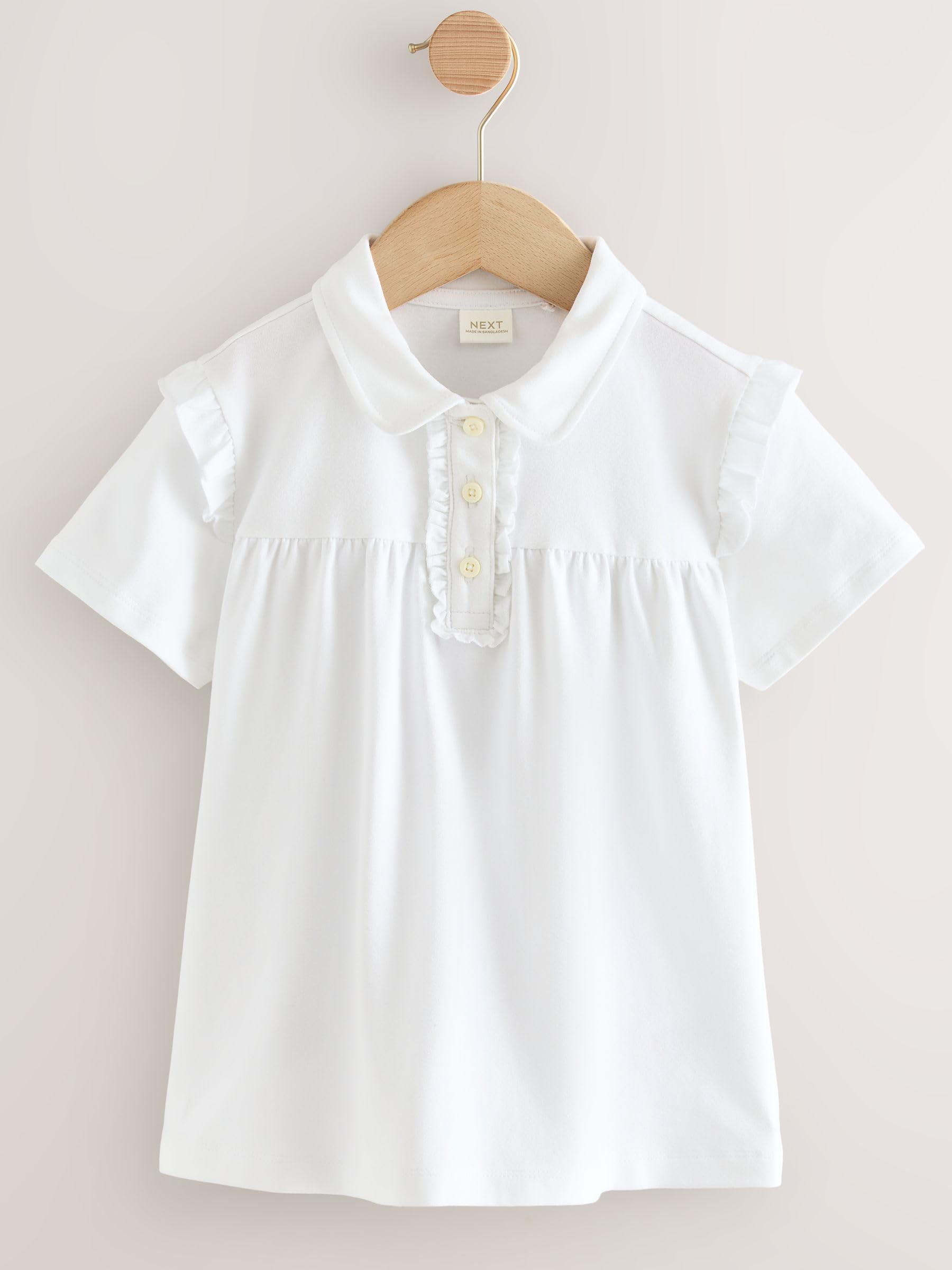 Next Polo Scuola Bambina 2 Pezzi Taglia 128 Cotone