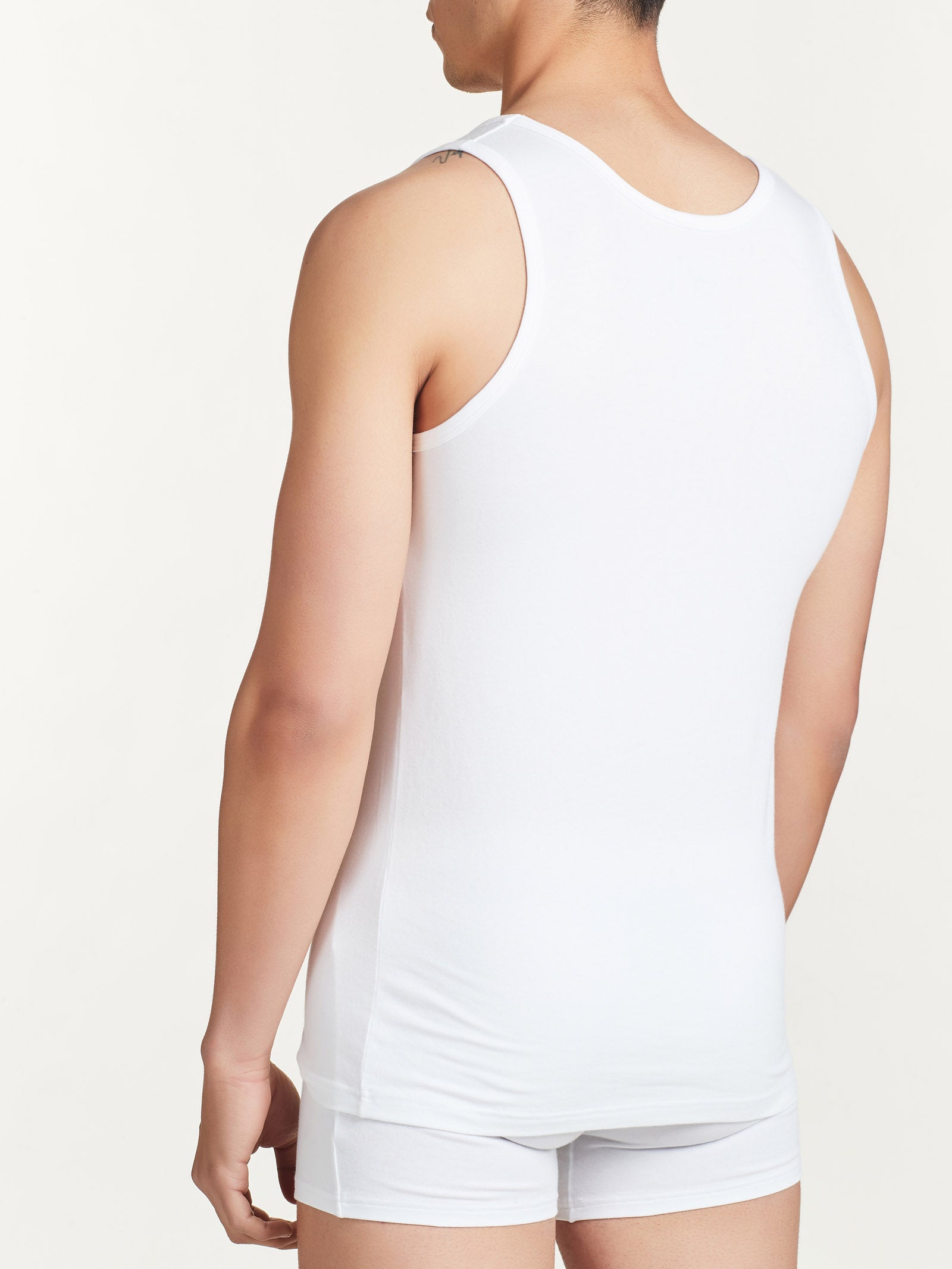 Ragno Dynamic canottiera uomo bianca cotone bipack