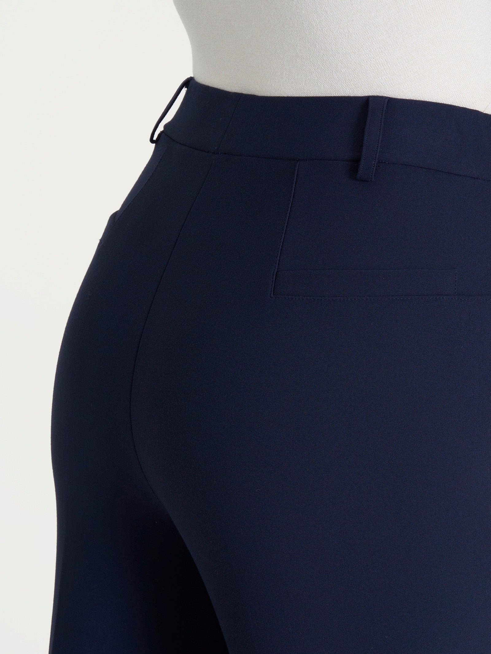 Ragno Compact pantalone ampio donna blu punto Milano