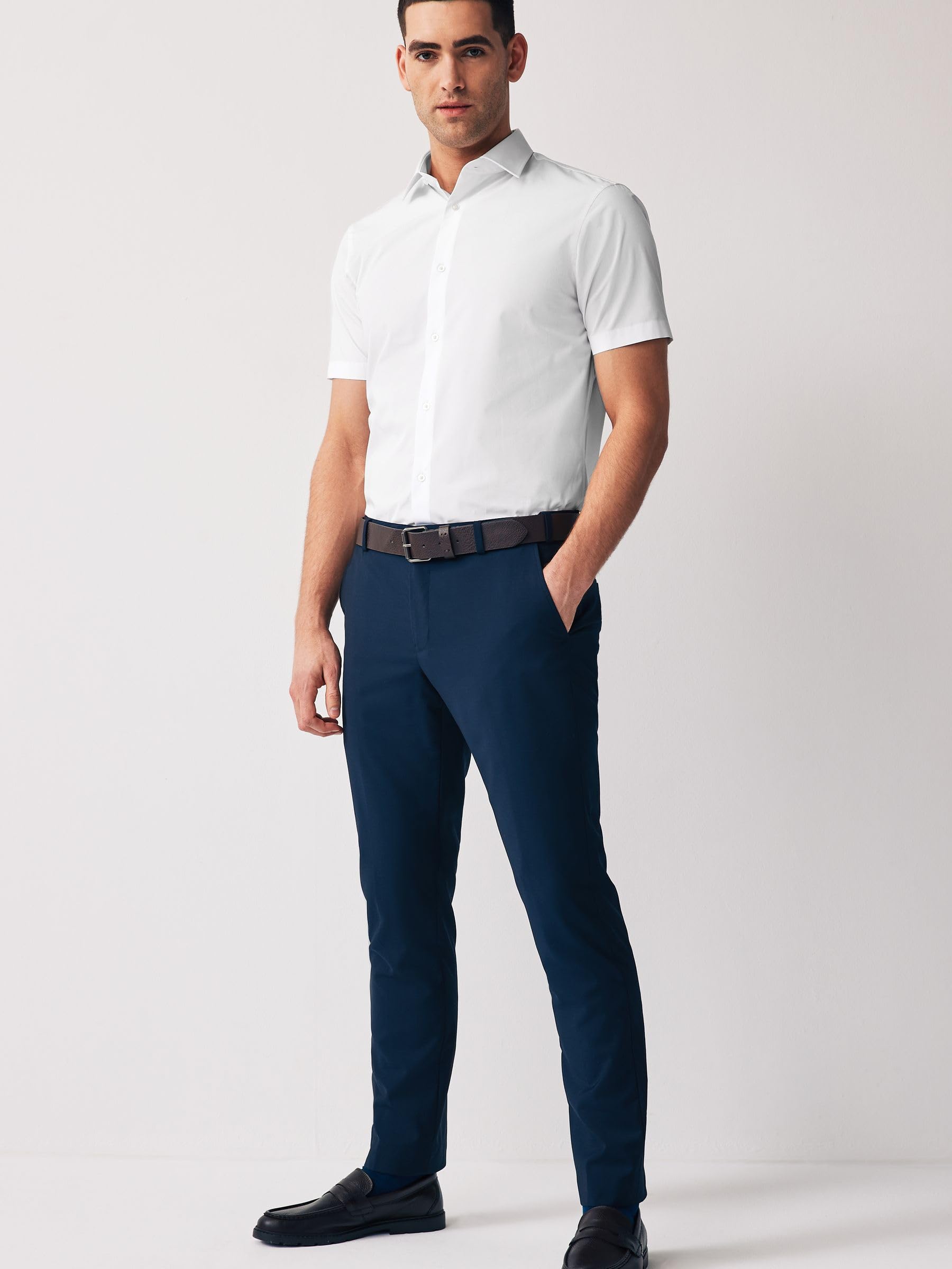 Next Easy-Care camicia maniche corte 2 pezzi elegante