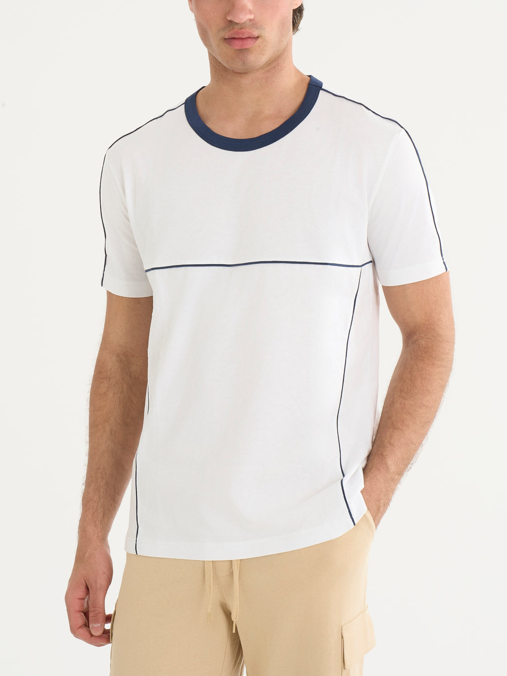 Ragno Puro Cotone t-shirt girocollo Fant. White