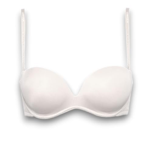 Lady C Fascia Push Up Senza Ferretto reggiseno bianco 1B