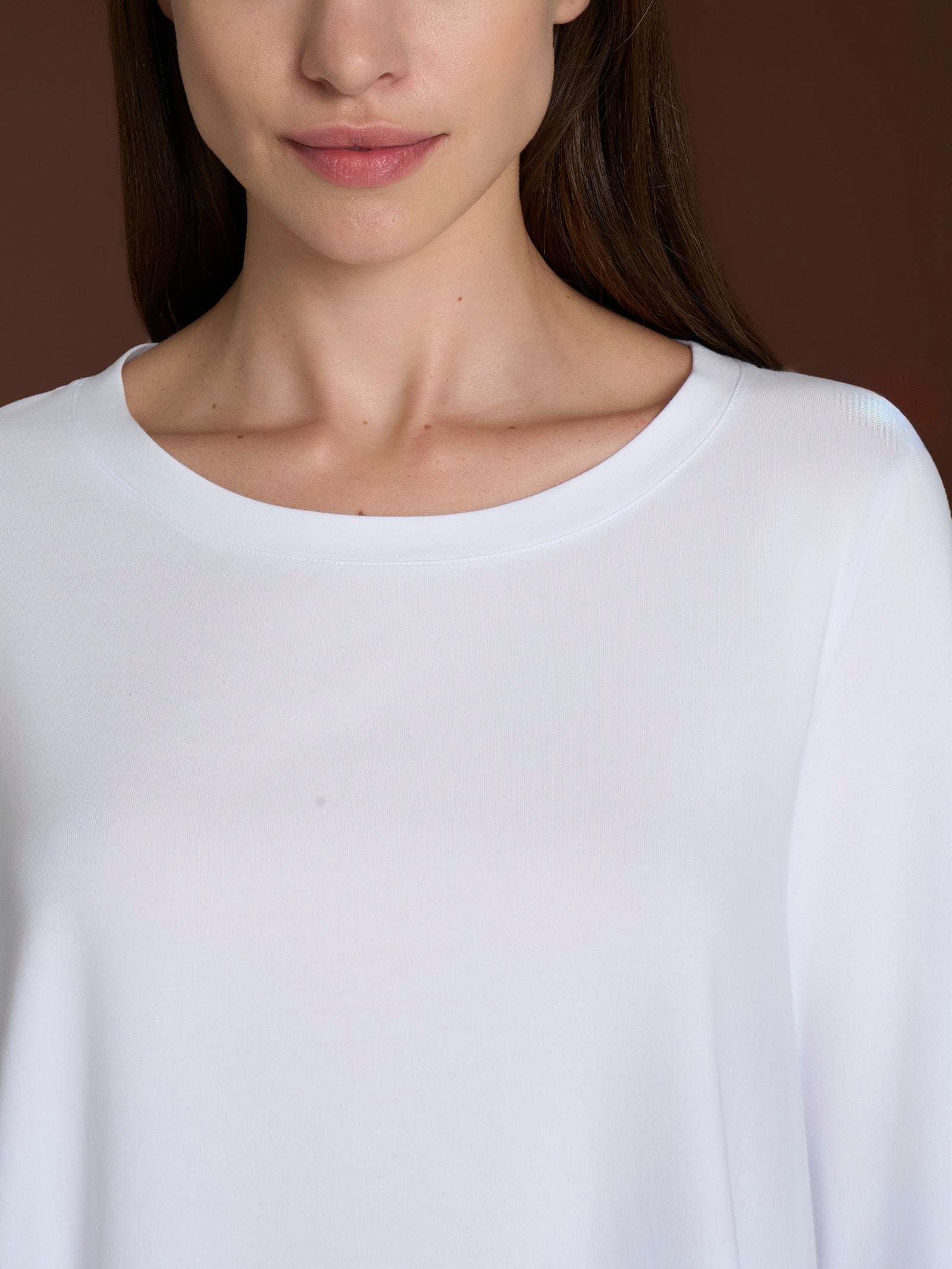 Ragno beYOUtiful maglietta homewear bianca manica 3/4 cotone