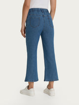 Ragno Super Denim Jeans Cropped Flare Delave Tasche