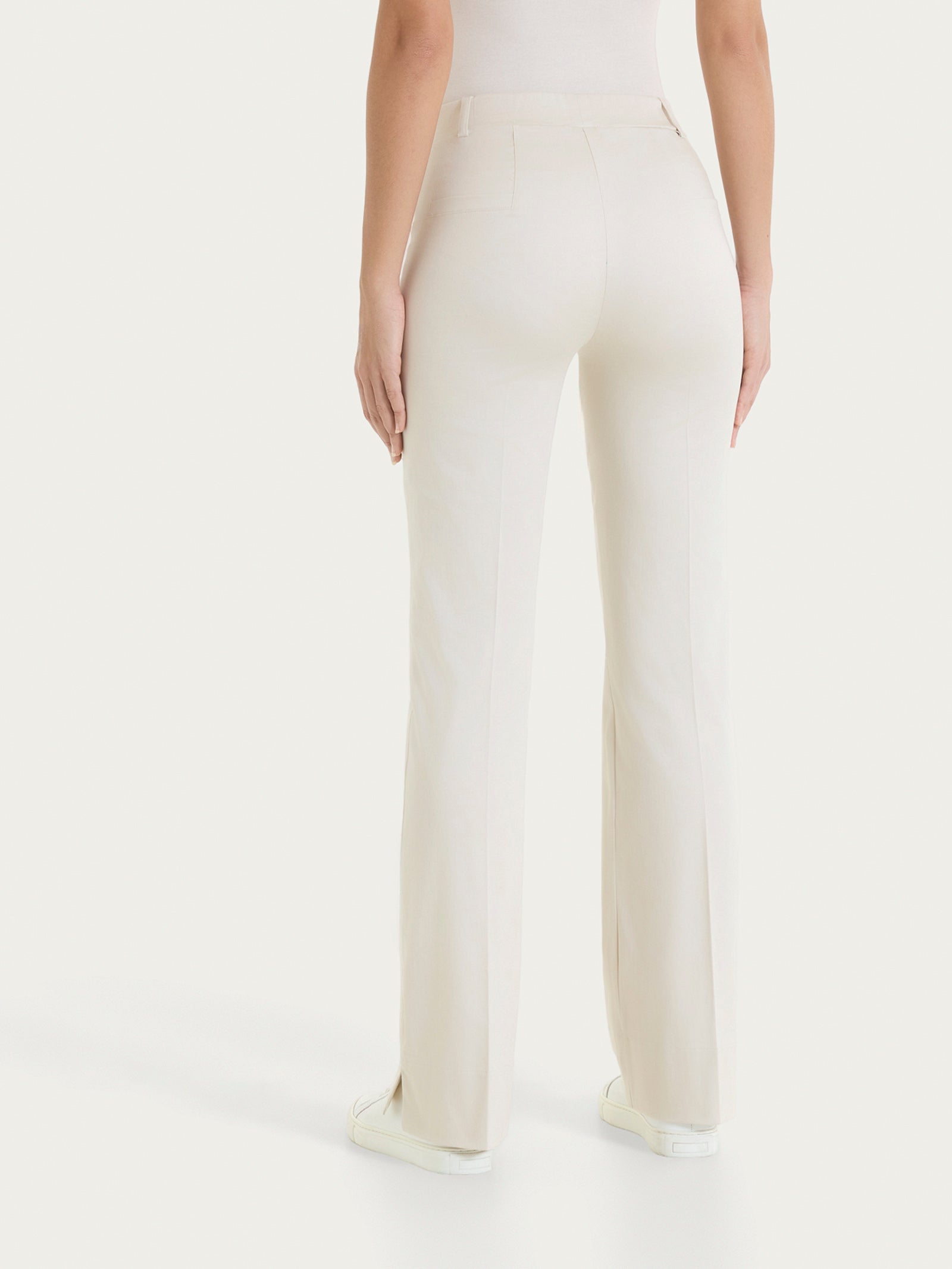 Ragno Satin Power Pantalone Flare Champignon cotone