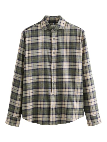 Next N. Premium camicia flanella spazzolata uomo