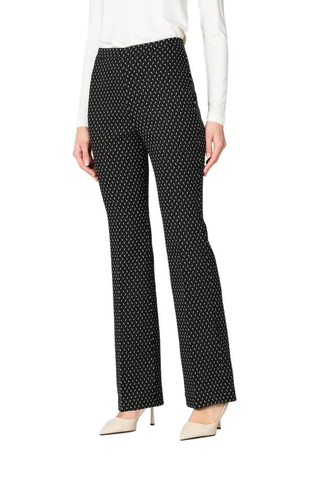 Goldenpoint Flare Geometrico leggings svasato viscosa