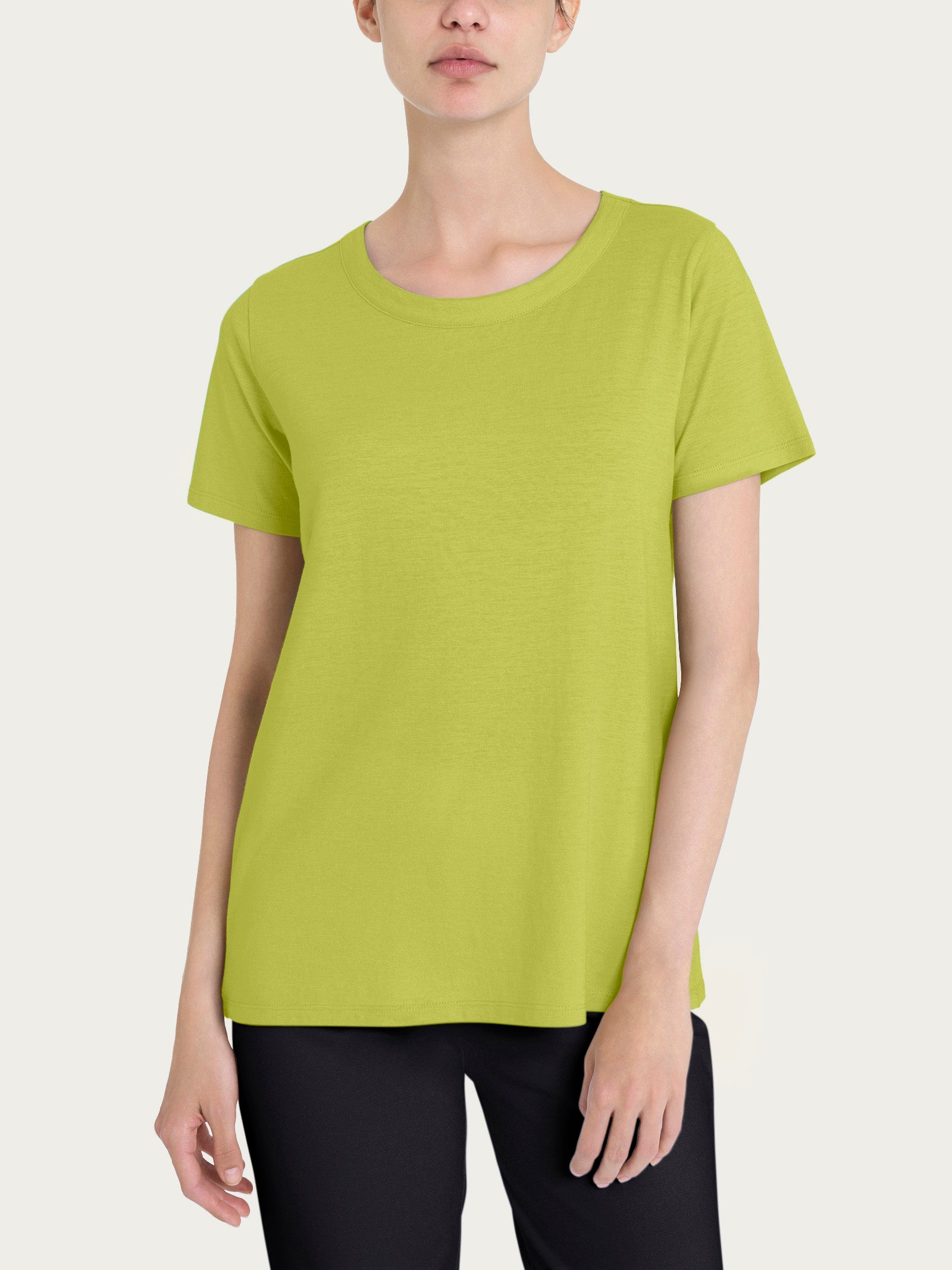 Ragno Maglietta Girocollo Grenoble Green in puro cotone