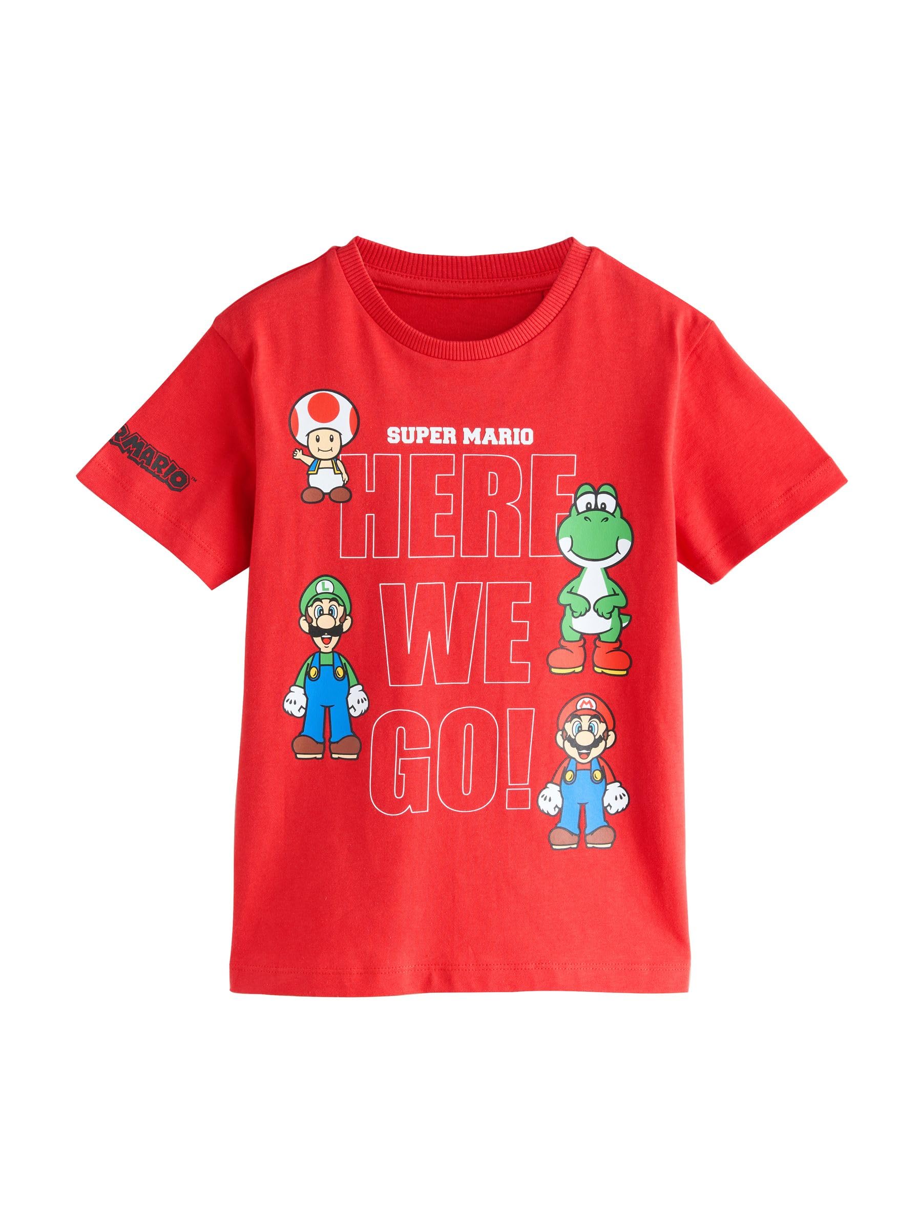 Next t-shirt Super Mario bambino rossa manica corta