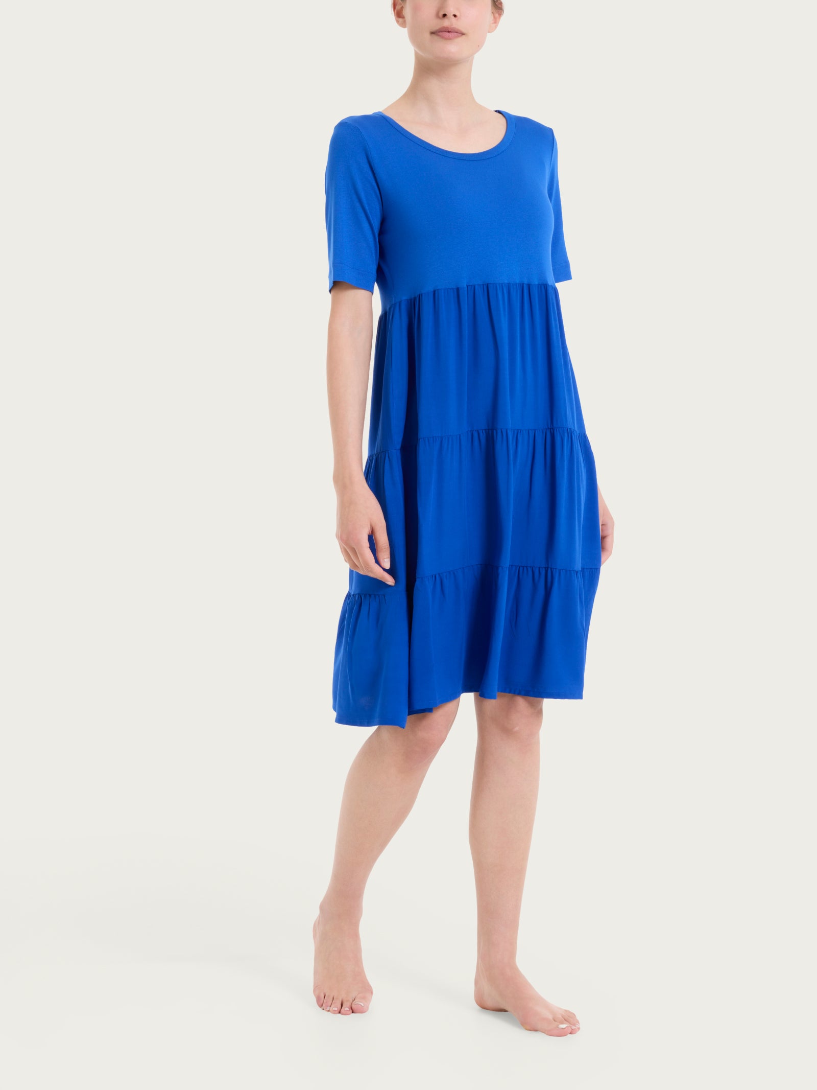 Ragno Viscosa Summer Vestito Balze Surf the Web