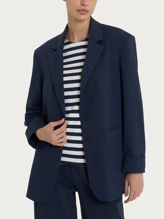 Ragno Compact Light Blazer Over giacca donna Bleu