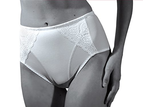 Lady C Pancerina Lycra Cotone Bianco S