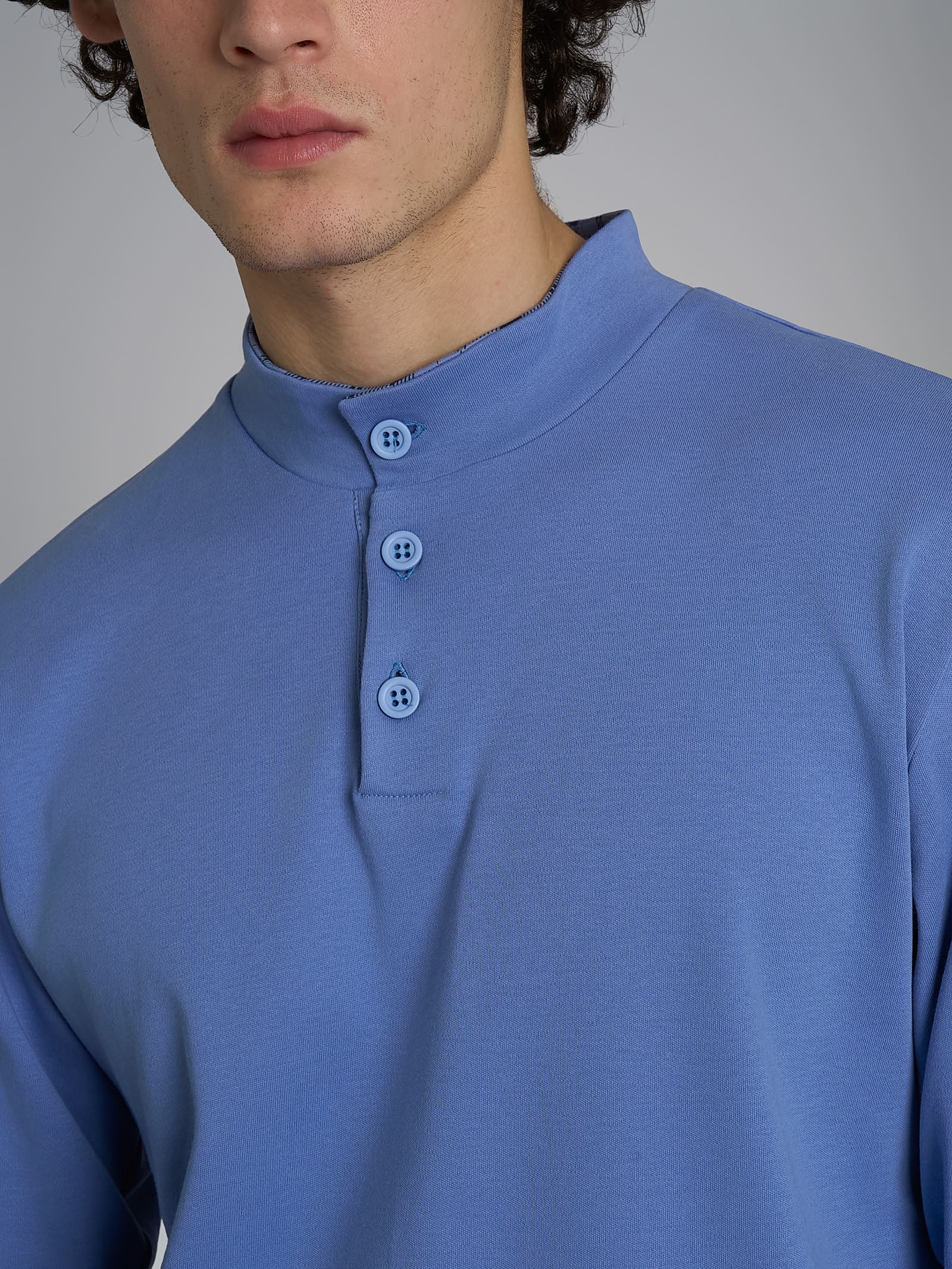 Ragno Interlock Pigiama Lupetto Cotone Tartan Blu Uomo