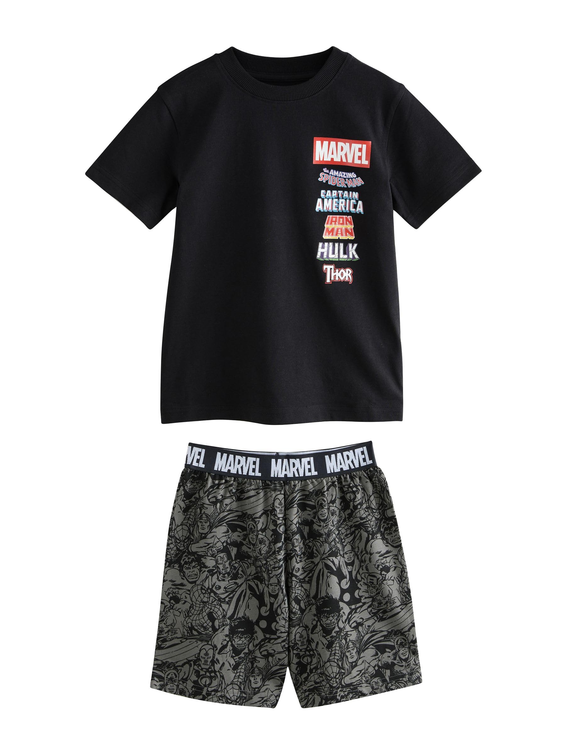 NEXT Ragazzo Marvel pigiami corti 2 pezzi 110 personaggi