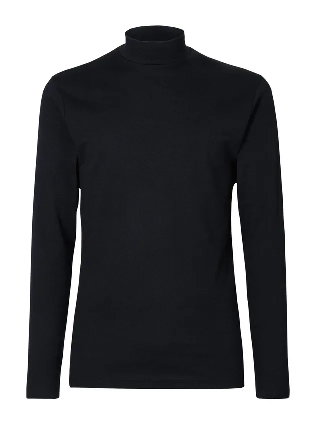 Ragno Four Seasons lupetto maglia nera caldo cotone