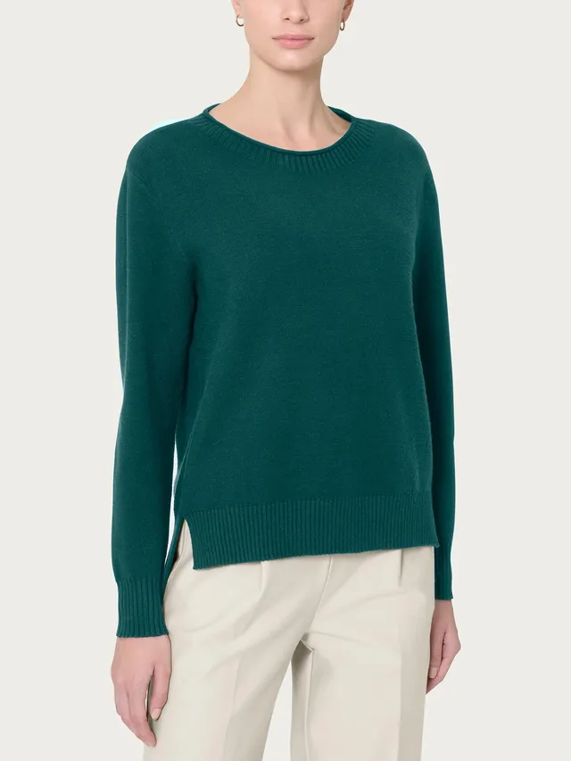Ragno Four Seasons Girocollo maglia verde Rain Forest