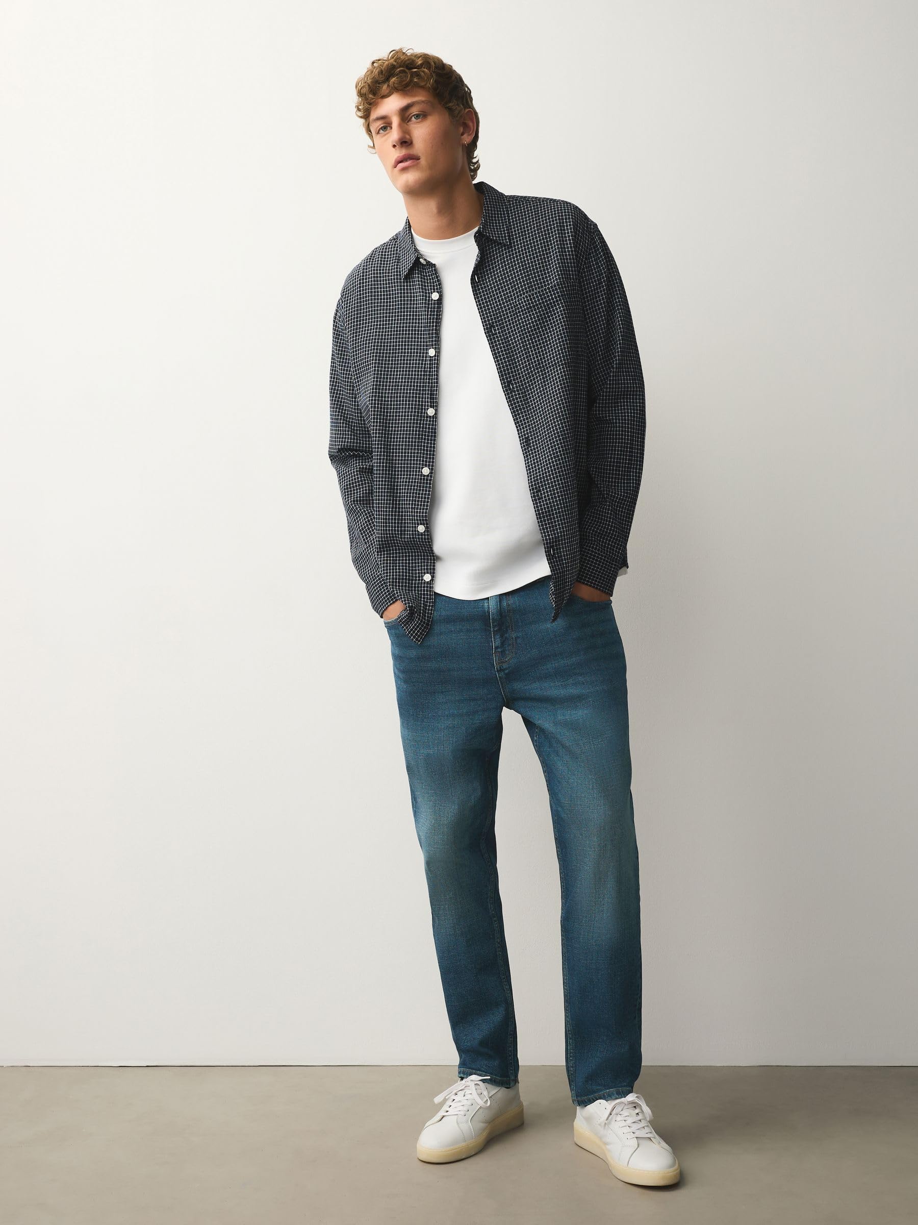 Geo Next jeans slim elasticizzati uomo blu 36x31