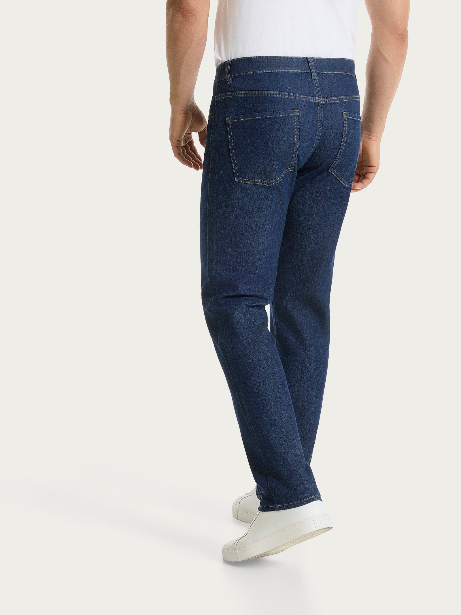 Ragno Super Denim Jeans 5 tasche indigo cotone elasticizzato