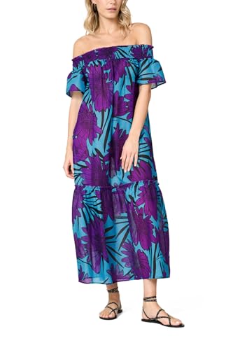 Goldenpoint Blooming copricostume abito lungo cotone floreale