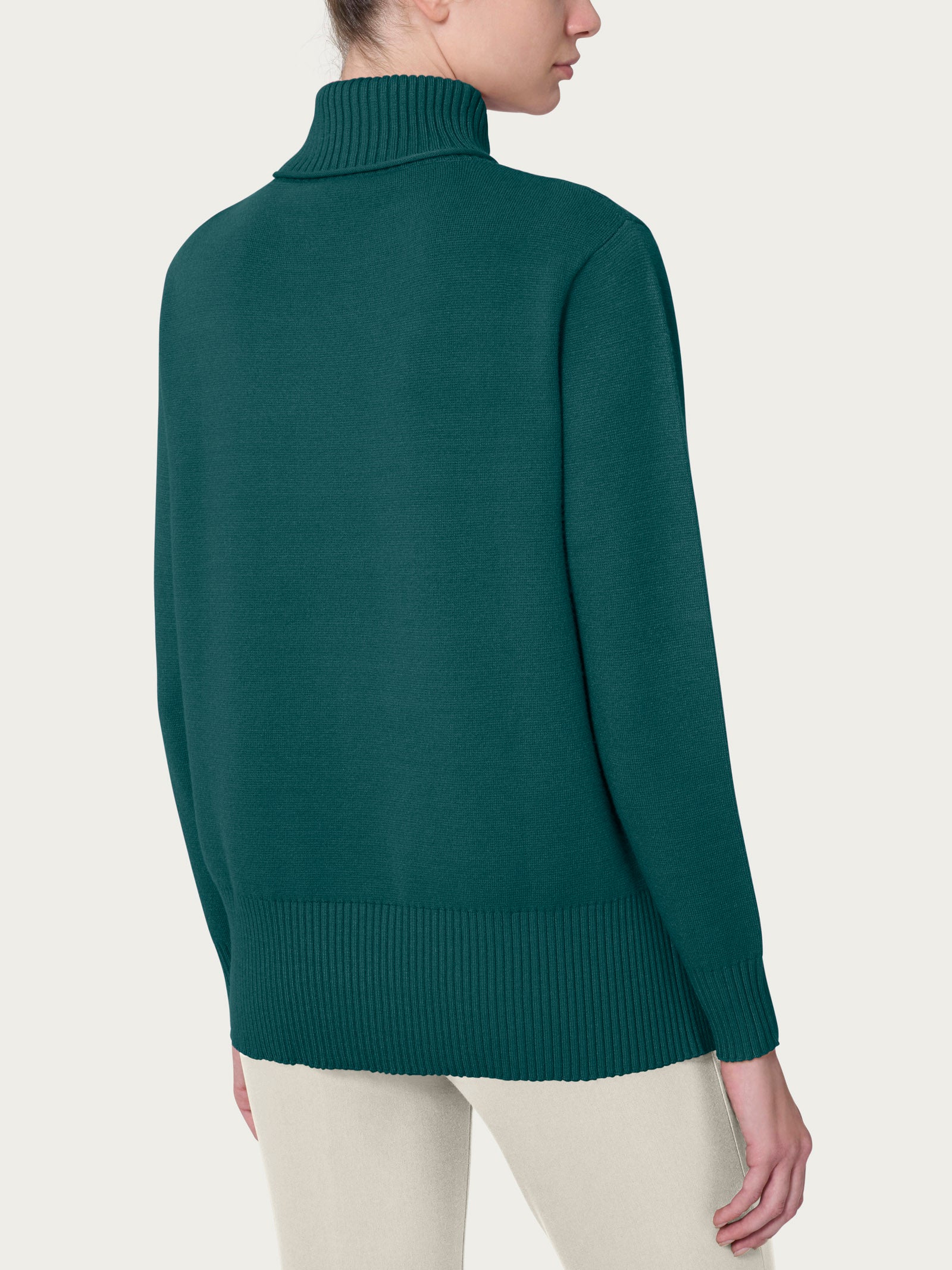Ragno Super Soft Dolcevita Asimmetrico Verde Viscosa