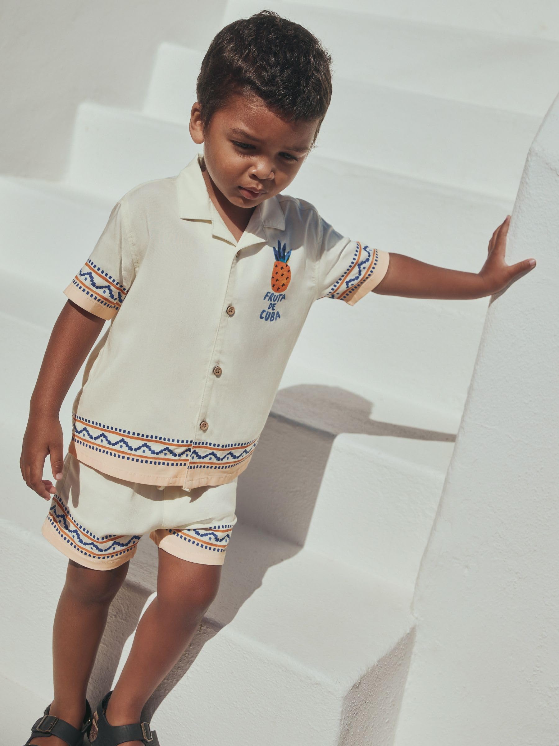 NEXT completo camicia shorts ragazzo 128-134